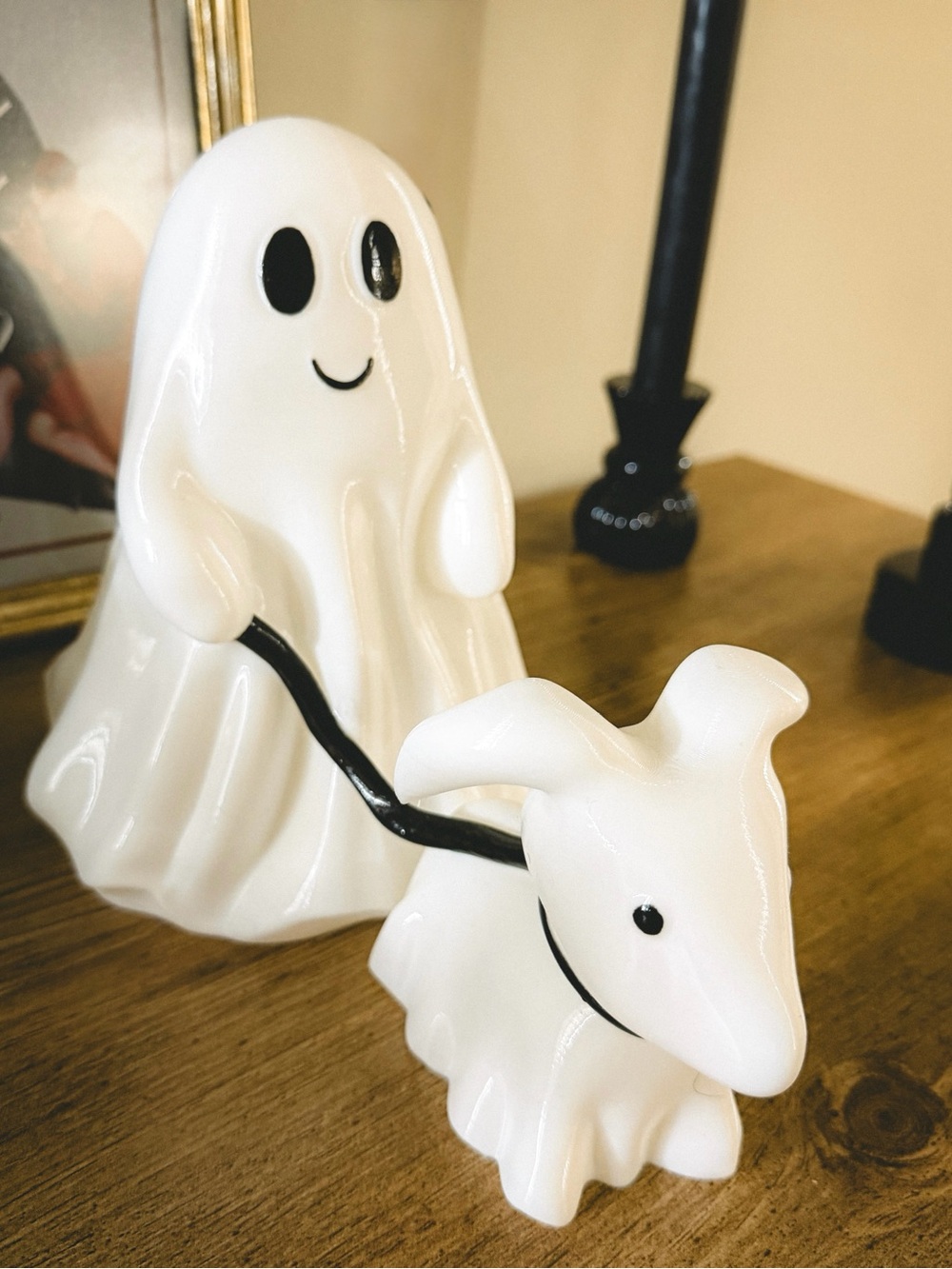 Viral Ghost Dog Dupe Halloween Decor